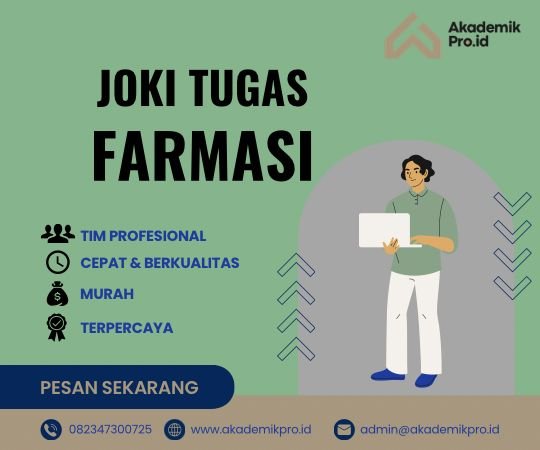 Joki Tugas Farmasi Murah dan Terbaik
